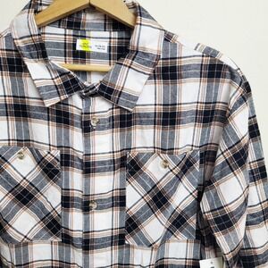 Epic Threads Kids XL 18-20 Plaid Flannel Shirt Long Sleeve Button Up NWT Pockets